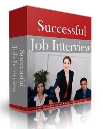 Successful Job Interview advice tips ebook cover